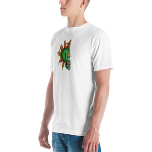 Punk Skull Pizza Dark Men's T-shirt - NINI SHOP
