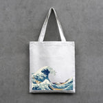 Load image into Gallery viewer, New Women Canvas Bags Eco-reusable Shopping Bags With Zipper - NINI SHOP
