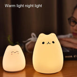 Load image into Gallery viewer, 7 Colourful Decorative Lights Cute Cat Portable LED Night Lamp - NINI SHOP
