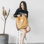 Load image into Gallery viewer, Women&#39;s Handbags Student Corduroy Tote Casual Solid Colour Shoulder Bag - NINI SHOP
