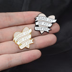 Load image into Gallery viewer, PLEASE LET ME PET YOUR DOG Heart Enamel Brooches Lapel Pin - NINI SHOP
