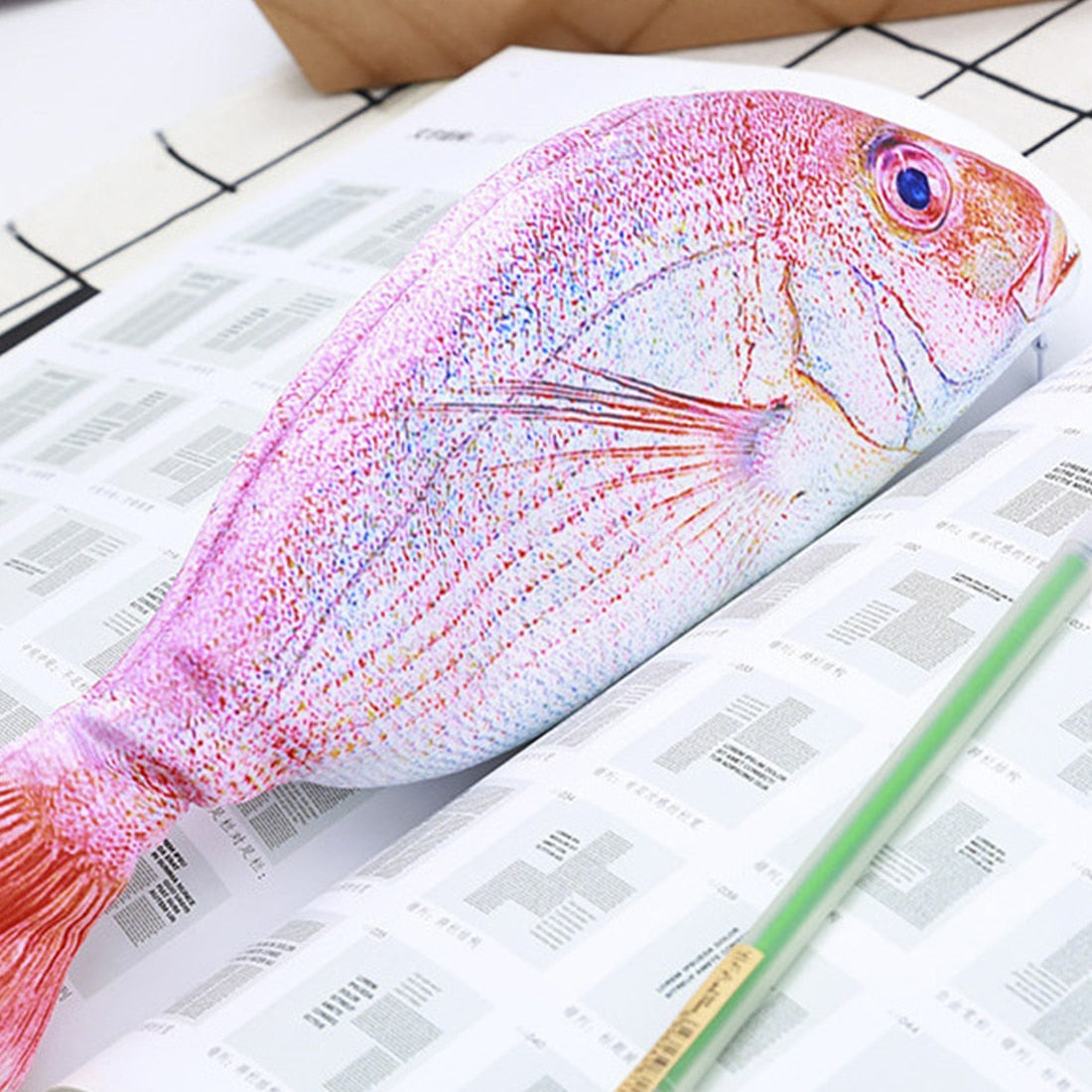 Creative Cute Fish Shape Pencil Case - NINI SHOP