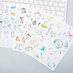 Load image into Gallery viewer, 6PCS/set Unicorn Stickers Decorative Quality PVC Stickers - NINI SHOP
