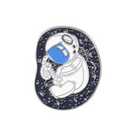Load image into Gallery viewer, Spaceman Pins Outer Space Rocket Astronaut Planet Hard enamel lapel pins - NINI SHOP

