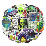 Load image into Gallery viewer, 50PCS/set ET Graffiti Alien UFO Stickers For DIY Luggage Suitcase Laptop - NINI SHOP
