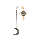Load image into Gallery viewer, Metal Star Moon Geometric Dangle Earrings For Women - NINI SHOP

