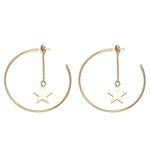 Load image into Gallery viewer, Statement Earrings Metal Star Moon Geometric Earrings - NINI SHOP
