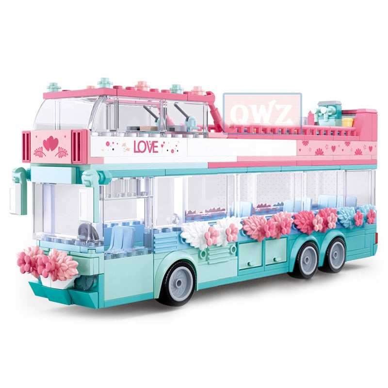 City Wedding Party Legos Car Romantic Wedding Dress Model Building Bricks - NINI SHOP