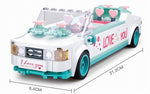 Load image into Gallery viewer, City Wedding Party Legos Car Romantic Wedding Dress Model Building Bricks - NINI SHOP
