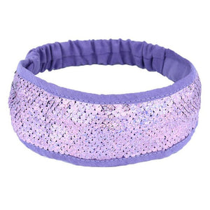 Sequins Mermaid Headband Glitter Sequins Sport Headbands for Girls - NINI SHOP