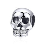 Load image into Gallery viewer, 925 Sterling Silver Christmas Gift Skull Head Charm Beads - NINI SHOP
