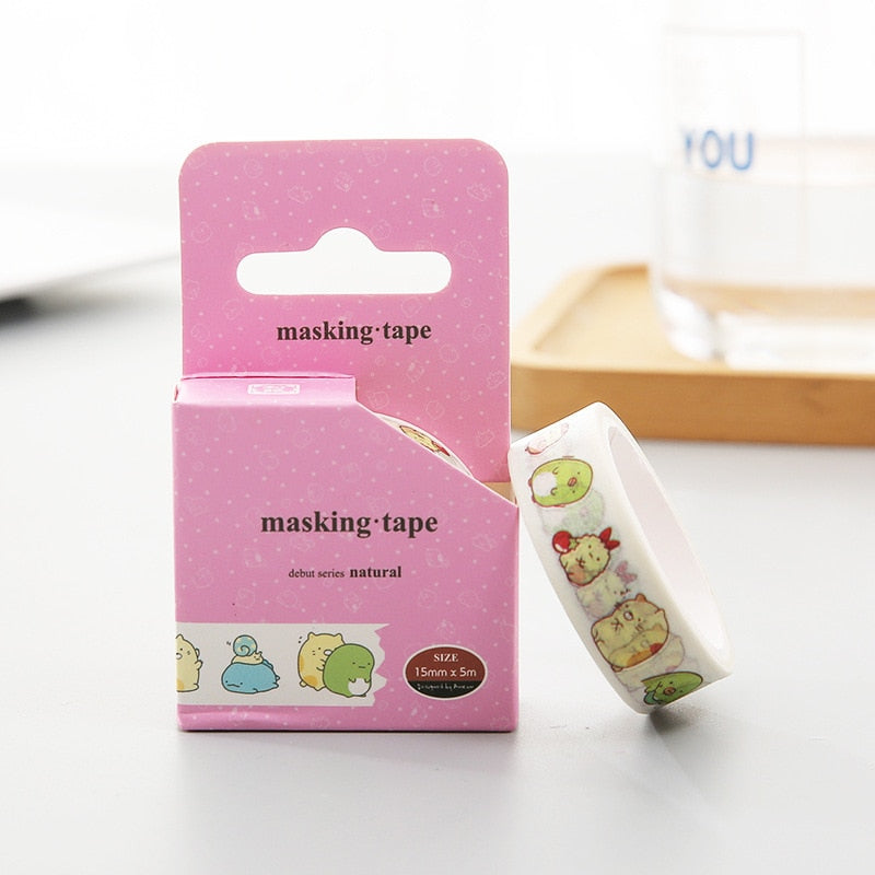 1.5cm*5m Cute Masking Tape Album Scrapbooking Decor Label Washi Tape - NINI SHOP
