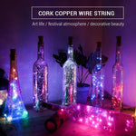 Load image into Gallery viewer, Battery Powered Garland Wine Bottle Lights LED Copper Wire Colorful Fairy Lights String - NINI SHOP

