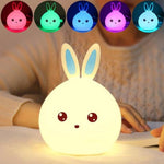 Load image into Gallery viewer, LED Rabbit Night Light USB Animal Cartoon Decorative Lamp for Children Baby Kids Gift - NINI SHOP
