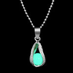 Load image into Gallery viewer, Hot Moon Glowing Silver Plated Luminous Stone Necklace - NINI SHOP
