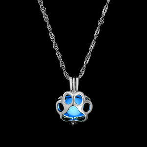 Hot Moon Glowing Charm Jewelry Silver Plated Luminous Stone Necklace - NINI SHOP