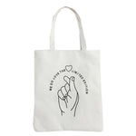 Load image into Gallery viewer, Ladies Handbags Cloth Canvas Shopping Travel Women Eco Reusable Tote Bag - NINI SHOP

