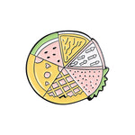 Load image into Gallery viewer, Multi-element Pizza Series Pins UFO Alien Dog Tree Hands Enamel Pins - NINI SHOP
