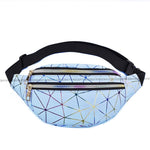 Load image into Gallery viewer, Holographic Waist Bags Geometric Waist Laser Pouch - NINI SHOP
