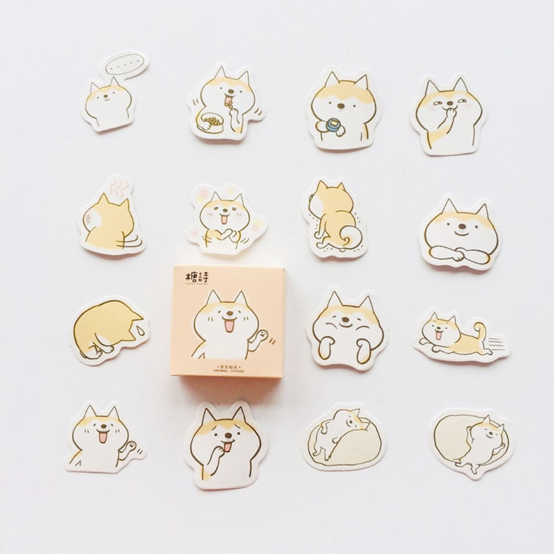 1 Box Cute Mini Decorative Scrapbooking DIY Diary Album Stickers - NINI SHOP