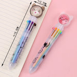 Load image into Gallery viewer, 10 Colours Flash Drilling Cat Ballpoint Pen Creative For Writing Stationery (1PC Random Colour) - NINI SHOP
