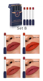 Load image into Gallery viewer, 4 Colors Velvet Matte Cigarette Lipstick Makeup Long Lasting Lipstick Set - NINI SHOP
