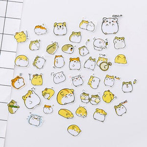 Cartoon Panda Cute Decoration DIY Album Diary Scrapbooking Label Stickers - NINI SHOP