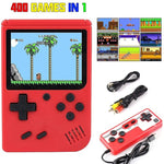 Load image into Gallery viewer, 8 bit Handheld Game Console Built-in 400 Games 3.0 Inch + Gamepad 2 Player - NINI SHOP
