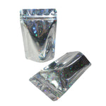 Load image into Gallery viewer, 100PCS Aluminum Foil Hologram Food Mylar Waterproof Zipper Re-closable Zip Lock Bag - NINI SHOP
