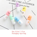 Load image into Gallery viewer, 6PCS/lot Capsules Highlighter Vitamin Pill Highlight Marker Colour Pens - NINI SHOP
