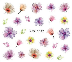 3D Nail Sticker Flower Adhesive DIY Manicure Slider Nail Art - NINI SHOP