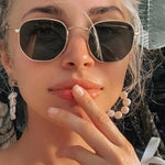 Load image into Gallery viewer, Metal Classic Vintage Women Sunglasses Glasses For Female Male - NINI SHOP
