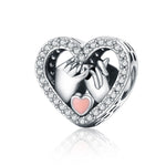 Load image into Gallery viewer, Hot Sale Real Sterling Silver Love Family Dear Mother Charm Beads - NINI SHOP
