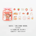 Load image into Gallery viewer, 45PCS/pack Cute Animals Journal Decorative Scrapbooking Diary Album Stickers - NINI SHOP
