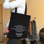 Load image into Gallery viewer, Large Capacity Canvas Tote Shoulder Bag Reusable Shopping Bag Beach Handbags - NINI SHOP
