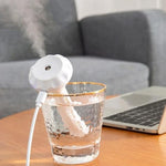 Load image into Gallery viewer, USB Portable Air Humidifier Diamond Bottle Aroma Diffuser Mist Maker For Home Office - NINI SHOP
