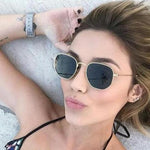 Load image into Gallery viewer, Metal Classic Vintage Women Sunglasses Glasses For Female Male - NINI SHOP
