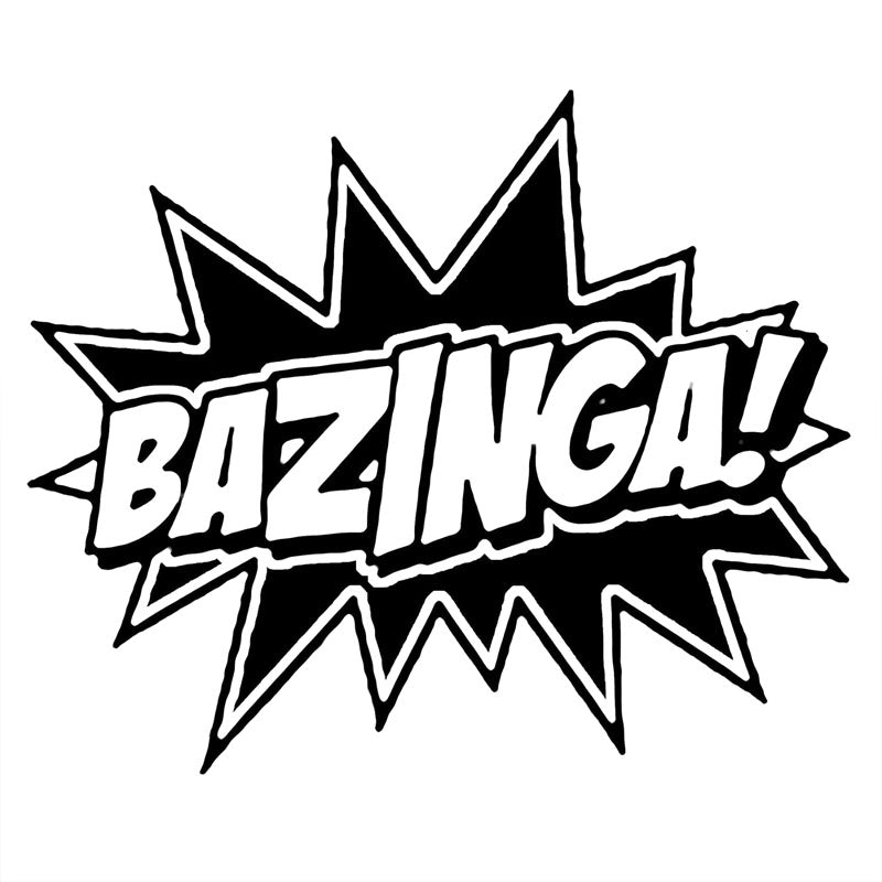 Bazinga! The Big Bang Theory Vinyl Decal Car Sticker - NINI SHOP