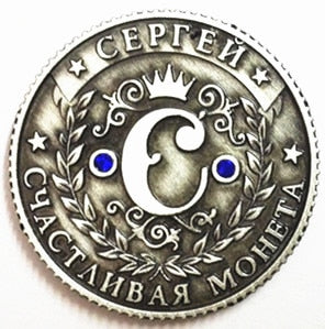 1PC Russian Coins Home Decor Coin Bitcoin Replica Antique - NINI SHOP