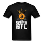 Load image into Gallery viewer, The Notorious Bitcoin T-Shirt Short Sleeve Custom Clothes Plus Size Cotton T-Shirts - NINI SHOP
