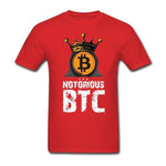 Load image into Gallery viewer, The Notorious Bitcoin T-Shirt Short Sleeve Custom Clothes Plus Size Cotton T-Shirts - NINI SHOP
