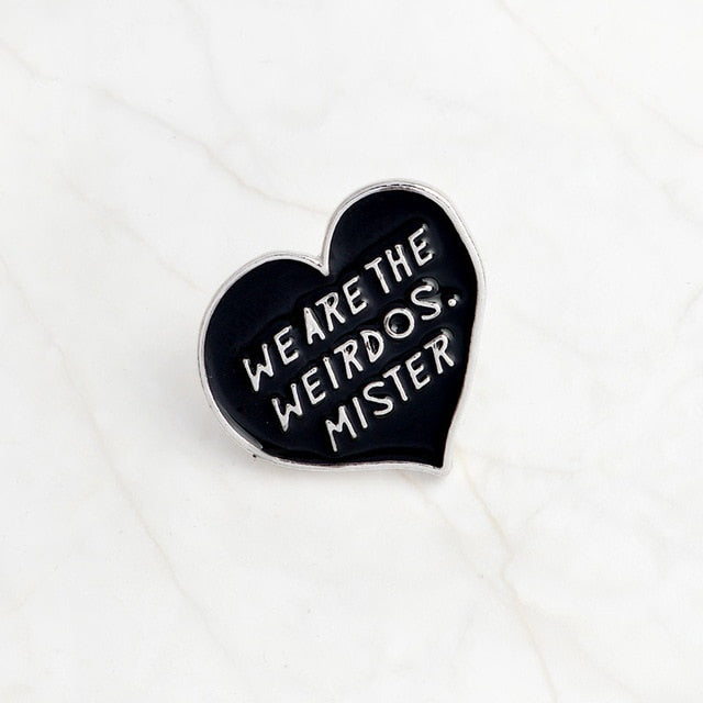 We Are The Weirdos, Mister Witch Cursed Lapel Brooches Badge Enamel Pins - NINI SHOP