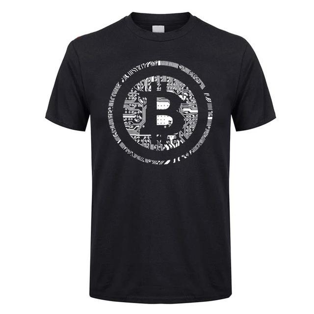 Bitcoin In Cryptography Men's O-Neck Cryptocurrency Cotton  T-Shirt - NINI SHOP
