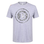 Load image into Gallery viewer, Bitcoin In Cryptography Men&#39;s O-Neck Cryptocurrency Cotton  T-Shirt - NINI SHOP
