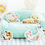 Load image into Gallery viewer, 45PCS/box New Cute Sick Cat Paper Label Sealing Stickers - NINI SHOP
