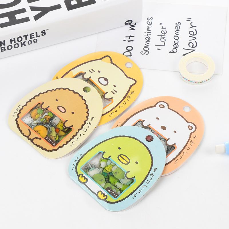 Kawaii Sumikko Gurashi Diary Label Stickers Pack Decorative Mobile PVC Stickers Scrapbooking DIY Stickers Escolar Papelaria - NINI SHOP