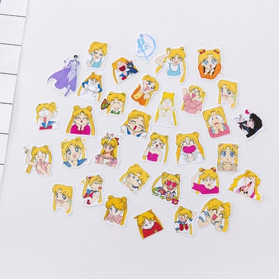 Japanese Cartoon Character Decoration DIY Diary Scrapbooking Label Stickers - NINI SHOP