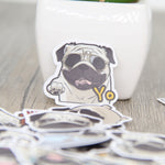 Load image into Gallery viewer, 40PCS/lot Pug Decal For Phone Car Case Waterproof Stickers - NINI SHOP
